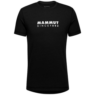 Mammut T-Shirt Core Men Logo mit Brustprint schwarz L