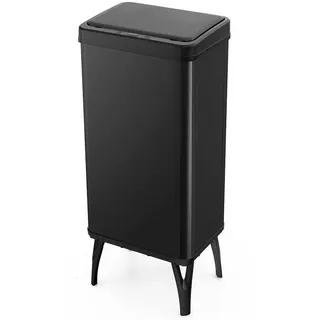 Costway Mülleimer 50 l Schwarz