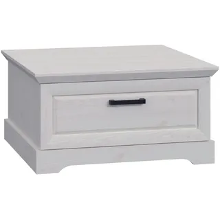 Couchtisch - Sibiu Lärche weiß - Soft-Close - 86 cm breit
