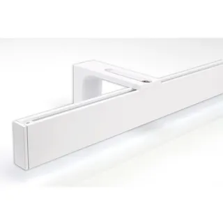 deco-raum Gardinenschiene 1-läufig Ø 0 mm 60 cm Weiß