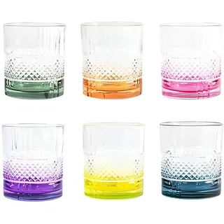 RCR Brillante Set 6 Gläser aus farbigem Glas cl34, 1453634