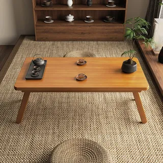 Vllentin Tatami Tisch Klappbar,Tragbarer Bambus Couchtisch,Leicht Zu Bewegen,Sind Einfach Zu Lagern,FüR Wohnzimmer Esszimmer Heimdekoration Kleine RäUme Spontane GäSte