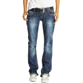 be styled Boyfriend-Jeans be styled Hüftjeans Boyfriend Baggy Relaxed Fit Damen Jeans - j137p 5-Pocket Stil 40