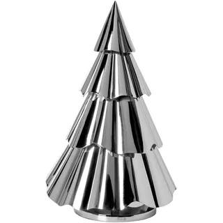 Fink Deko-Tannenbaum 40 cm silbern Eisen Weihnachts-Baum Advent Weihnachtsdeko