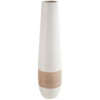 Vase Creme/Hellbraun