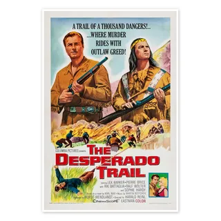 Posterlounge Winnetou 3. Teil (englisch) Poster | 60 x 90 cm Wandbilder Wanddeko