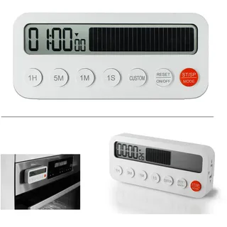 Küchentimer Küchenuhr Eieruhr Kurzzeitmesser Timer digital magnetisch für Küche Bad Büro Sport und Hobby inkl. Zubehör (5298)