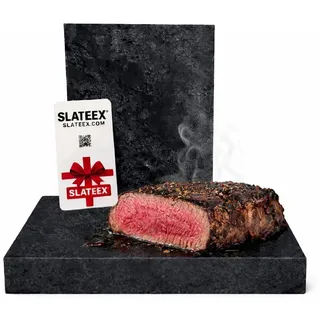 Heißer Stein,Speckstein Grillplatte 20 × 13 × 3 cm – Naturstein Grill- & Backplatte für BBQ, Ofen und Servieren | Hitzebeständiger Pietra-Ollare Kochstein,Lavastein