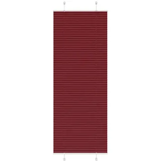 Plissee Bordeauxrot 80x200 Cm Stoffbreite 79,4 Cm Polyester