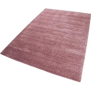Teppich ESPRIT "Loft" Teppiche Gr. B/L: 120 cm x 170 cm, 20 mm, 1 St., pink (beere, meliert) Esszimmerteppiche Wohnzimmer, große Farbauswahl, sehr weicher Flor, dicht gewebt, robust