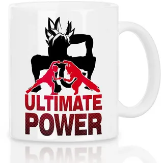 style3 Tasse, 1-tlg., Keramik, Goku Luffy Kaffeebecher Tasse dragonball songoku anime one piece bunt|weiß