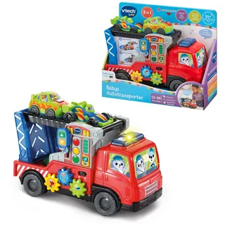 VTech Baby Autotransporter - Interaktiver Abschleppwagen mit 2 Autos