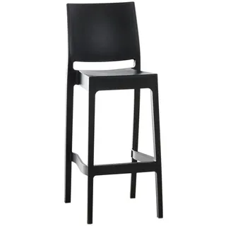 CLP Barhocker Maya stapelbar Kunststoff 1er schwarz