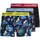 JACFLOWER BIRD TRUNKS blau/schwarz S