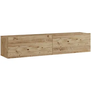 [en.casa] Lapinlahti TV-Lowboard 29,5 x 140 x 31,5 cm Beige Spanplatte