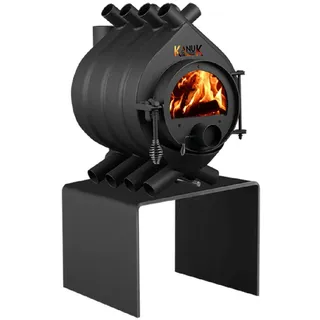 Kanuk Kaminofen Kanuk® Original 7 kW - ohne Seitenverkleidung - Untergestell Modi Art, 6,7 kW schwarz