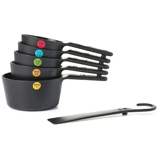 Oxo Messbecher Set 6 St. 0,3 l Schwarz