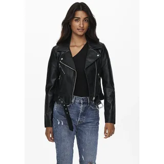 Only ONLVERA Faux Leather Biker OTW NOOS - S