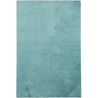 Snapstyle Luna Hochflorteppich 160 x 160 cm Mintgrün