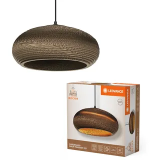 LEDVANCE Decor Cardboard Drop 1-flg. 400 mm braun aus Wellpappe