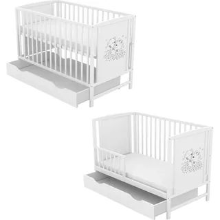 Baby-Delux Mia Weiß 60 x 120 cm
