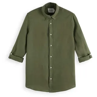 Scotch & Soda Herren Linen Button-down Shirt Shirt (1er Pack) - S