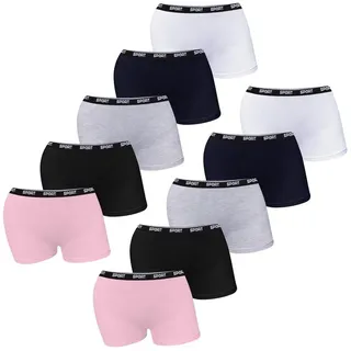 LOREZA 10er Set Pantys - Sport - Bunt | Gr.: 152/158