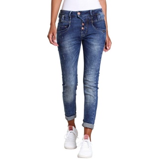 GANG Slim-fit-Jeans 94MARGE mit besonderem 4-Knopf-Verschluss blau 34 (44)