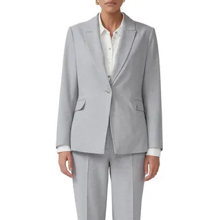 S.Oliver Damen 2171771 Blazer, 93w0_steingrau, 48 EU - 48