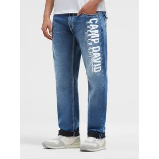 Camp David Comfort-fit-Jeans Schwarz Blau 38