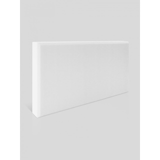 Selbstklebende Absorber aus Basotect® mit Fase weiß - 100x50 cm , 5 cm