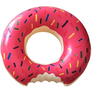 Aufblasbare Poolschwimmer für Kinder – Donut-Pool-Schwimmschläuche Schwimmring für schwimmendes Schwimmen Party Spielzeug für Kinder,Red,70#