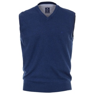 Redmond V-Ausschnitt-Pullover Pullunder blau S