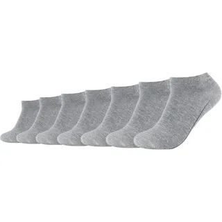 CAMANO Soft Sneakersocken 7er Pack Grau 39-42