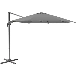 Svita Ampelschirm 290 x 290 cm Grau