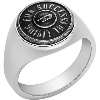 Diesel Herren-Siegelring Edelstahl, DX14630409