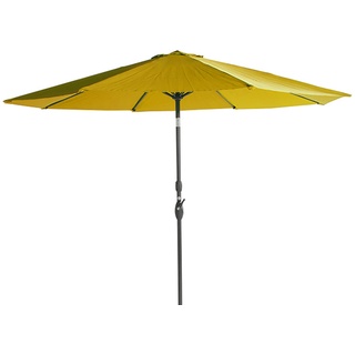 Hartman Sophie + Parasol Sonnenschirm 300 cm Polyester ohne Fuß - Carbon Black/Curry Yellow
