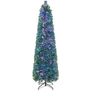 COSTWAY Künstlicher Weihnachtsbaum, 180cm in Glasfaseroptik, 517 Zweigspitze grün Ø 54 cm x 180 cm