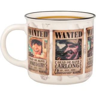 Paladone One Piece gesuchter Strohhut Piraten Heat Changing Becher 350ml, offiziell lizenziertes Anime Merchandise, Kaffeetasse für Heißgetränke, Tee, heiße Schokolade, Geschenk für Pop Culture Fans