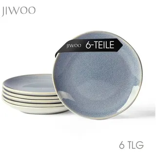 JIWOO Dessertteller Ø19,5 cm blau 6er Set