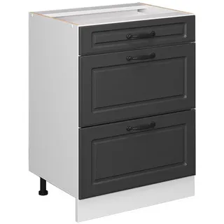 Vicco Schubladenschrank R-Line 60 x 46 x 81,5 cm Grau