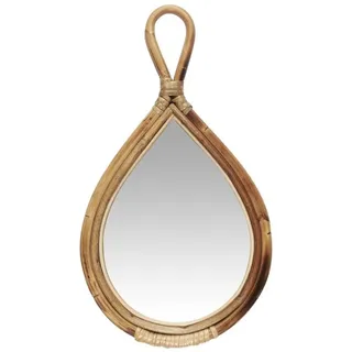 ib laursen Handspiegel Oval 35 x 1,4 cm Braun