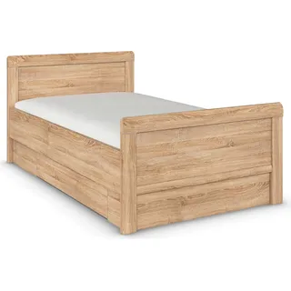 Rauch »Bett Einzelbett Stollenbett Bettkästen EVELYN«, in Komforthöhe mit Holzkopfteil sowie Schubladen MADE IN GERMANY