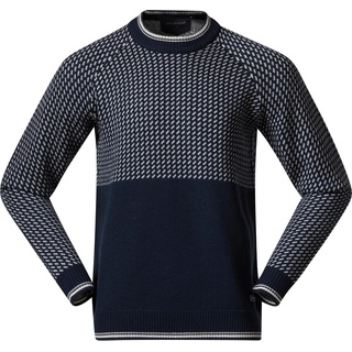 Bergans Alvdal Wool Jumper Men navy blue/vanilla white (14286) S