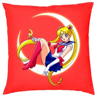 Blondie & Brownie Dekokissen Fun Comic Sailor Moon Anime Manga rot