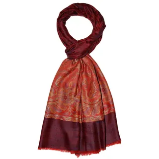 Lorenzo Cana Herren Schal Schaltuch 100% Kaschmir Kaschmirschal Kaschmirtuch Herrenschal Männerschal Mehrfarbig rot 785021177 - 70 x 200 cm