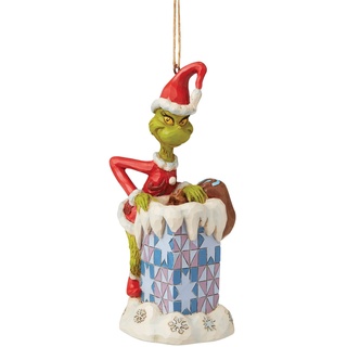 The Grinch By Jim Shore Grinch Climbing In Chimney Hanging Ornament