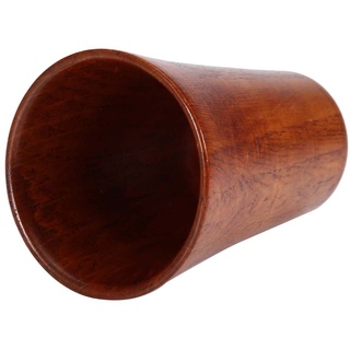 Tbest Holzbecher, Holztasse, Tassen Und Untertassen, Handgefertigt, Primitiver Naturholz-Teetrinkbecher, Bierkaffeetasse, Milchbehälter