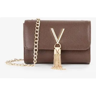 Valentino Divina Umhängetasche Kunstleder Brown