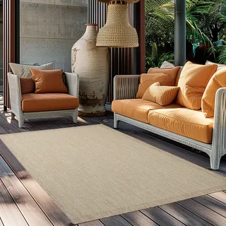 Ayyildiz Giza 1410 Outdoor-Teppich 80 x 150 cm Beige